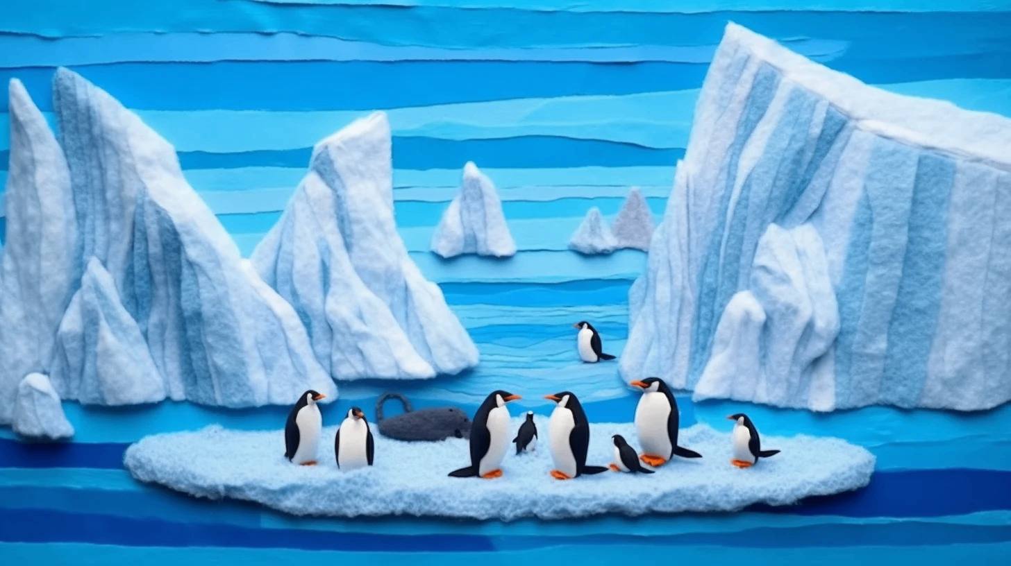 Sun set In Antarctica