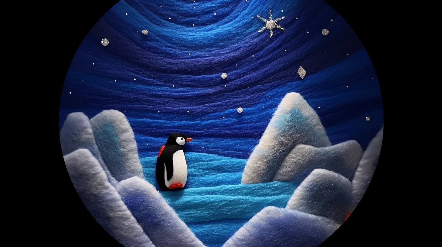 Sun set In Antarctica